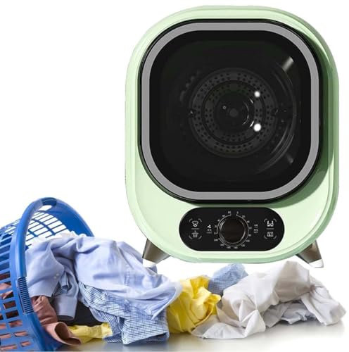 Mini Secadora de caída, Secadora de lavandería compacta pequeña para el hogar, 450 W Secadora eléctrica para Apartamentos, hogar, Dormitorio, Balcones, baños