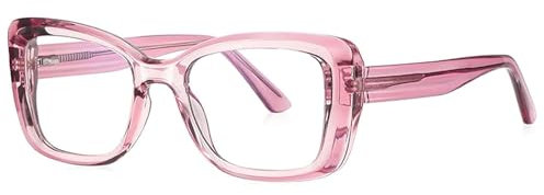 WxuuLTGJR Brillengestelle für Damen, Titan-Brillengestell, transparent, mit Federreißverschluss, Brillengestell, Anti-Blaulicht-Brillengestell für Herren