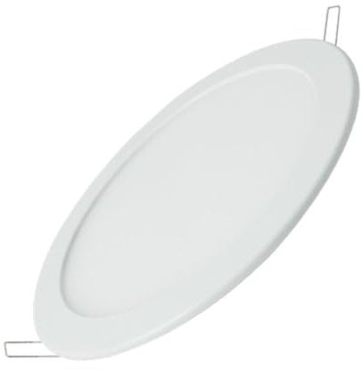 Glowster Downlight LED ultrafino redondo 24W luz blanca, ideal para iluminación interior, ahorro energético y estética moderna.
