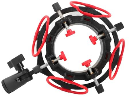 DHYAWUER Universal Microphone Shock Mount Adjustable Microphone Stand for All Microphones Size At 18mm-57mm