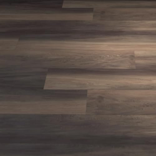 HORI Klick Hartvinylboden Rigid aus hochwertigem SPC ohne PVC Walnuss Dunkel Sydney Landhausdiele Holzstruktur