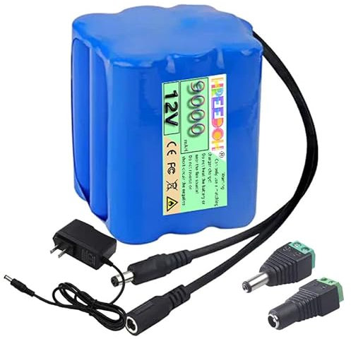 Lithium battery,DC 12V lithium Battery Pack, 10AH 12Ah 15AH 20AH 30AH Rechargeable Li-ion Battery Pack, Powerful portable Polymer Lithium Battery, Suitable for 12V power supply equ