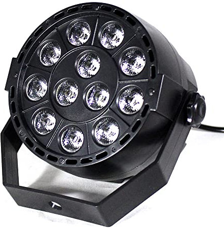 Jeux de Lumiere Pour Soiree,12x3 Watt Rgb Party Disco Club Dj LumièRe Led Par Contrôle de Phare Club Stage Light Mode Actif Sonore,Pour Disco Party Christmas Dj Club Ktv