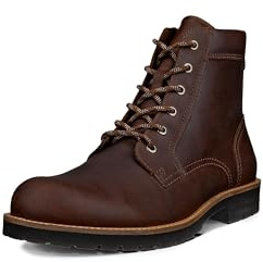 ECCO Botas de moda Jamestown Stiefel para hombre, marrón claro, 7 UK