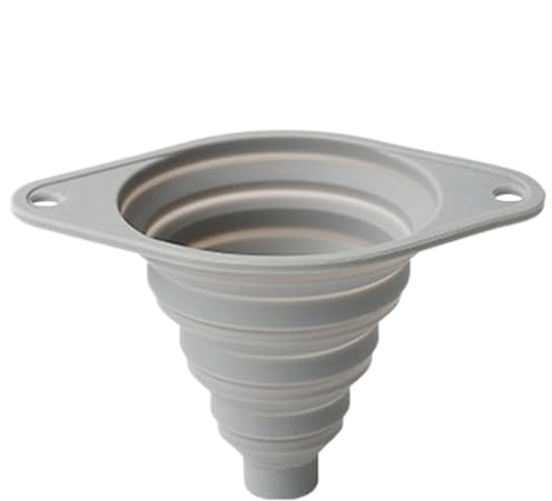 Kustimantu Entonnoir de cuisine, entonnoir pour la cuisine | Large embout de bouche pliable | Entonnoir en silicone pour la cuisine Utilisez le remplissage de bouteilles et le de liquides