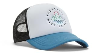 Passenger Snapback Trucker Cap - Escapism | Unisex (UK, Alpha, L, XL, Black/Moonlight Blue 2.0)