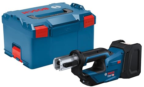 Bosch PRO 18V System Akku Presswerkzeug GPT 18V-19 (19 kN Kraft, um 360° drehbarer Kopf, inkl. L-BOXX)