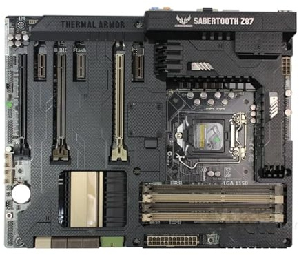 XYYZXKL schede Madri Scheda Madre Fit for ASUS Sabertooth Z87 LGA1150 Socket LGA 1150 DDR3 Z87