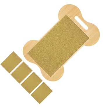 lmoikesz Rascador para Perros de Razas pequeñas, Medianas y Grandes. Almohadilla con Hojas de Repuesto. Rascador uñas. Herramienta Esencial para el Cuidado Perros. Protector Muebles.