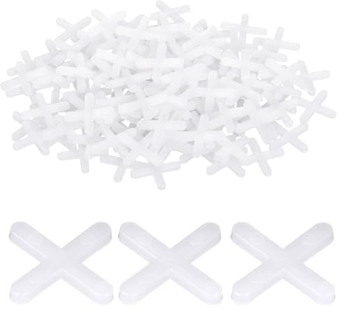 500 Pezzi Croce per Piastrelle, Distanziatori per Piastrelle, 2mm Distanziatori a Croce in Plastica per Autolivellante per Pareti, Piastrella