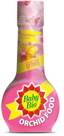 Baby Bio Orchid Food, 175ml - Fertiliser for Healthy Growth and Vibrant Flowering - Easy To Use House Plant Care - Concentrate Plant Food - Indoor Plant Nutrition