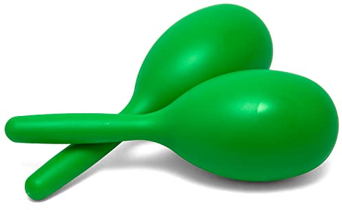 Tiger Maracas Plástico Tamaño Completo,Verde