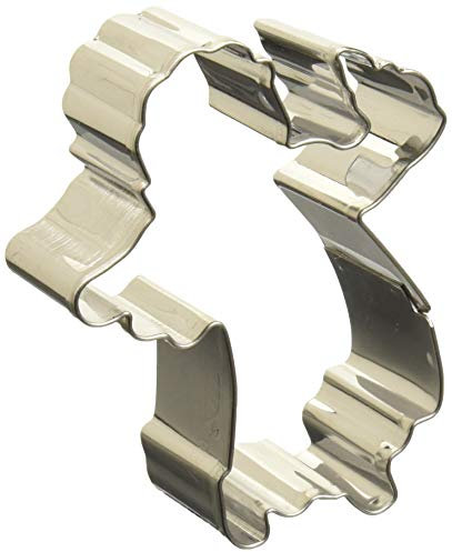 Birkmann, Ausstechform Engel mit Kerze, Edelstahl, 6,5 cm, 191341