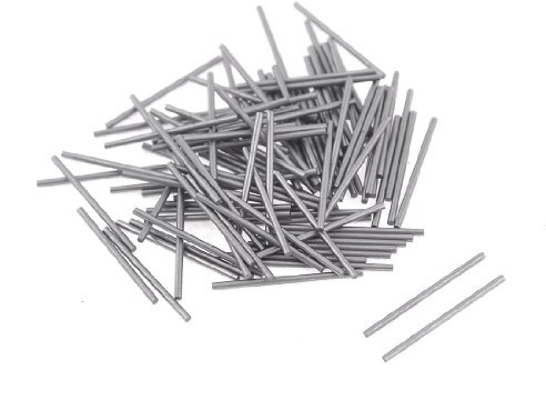 sourcing map 100 Stück 0,8 mm x 15,8 mm Parallel Spannstifte Befestigen Elements de