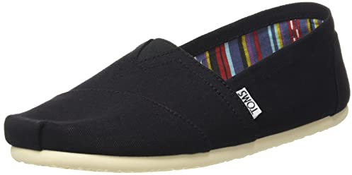 TOMS Alpargata Core, Mocassino basso Uomo, Black White, 41 EU