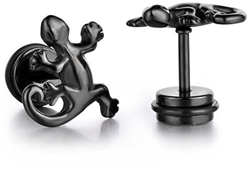 Feilok Unisex Tragus Ohr Helix Cartilage Piercing Stecker Ohrring Eidechse Gecko Echse Ohrstecker Ohrringe