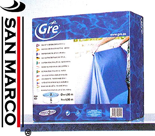 Gre PVC-Liner wasserdicht runder Pool 460x120 cm Blau Überhang