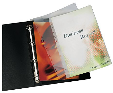 Pavo - Laminierfolien/Vorgestanzte 11 Löcher / A4 2x125 mic, 100 Stück - Glänzend