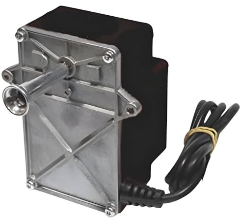 Easyricambi - Motoriduttore Girarrosto Elettrico, Motorino Elettrico per Girarrosto, BBQ Elettrico, Forno, Camino, Grill, Barbecue, 20W 3,5RPM Giri al Minuto Rotazione Antioraria 220V