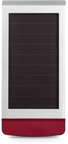Homematic IP Smart Home Alarmsirene – außen, Funk-Außensirene mit Solarpanel und App-Funktion, kabellose Sirene mit Solarpanel, warnt hörbar, sichtbar und per Push-Nachricht, 153208A0