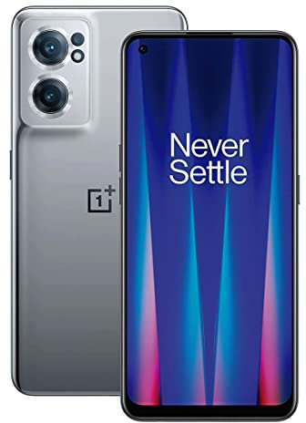 OnePlus Nord CE 2 5G - 8 GB RAM 128 GB SIM-freies Smartphone mit 64 MP KI Dreifach-Kamera und 65W Schnell-Ladung - 2 Jahre Garantie - Gray Mirror