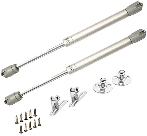 ZFYQ Pistones a Gas, 2pcs Hidráulico Muebles Cocina Amortiguador Puertas Elevables 150N/15kg Bisagras Resortes Armario con Tornillos