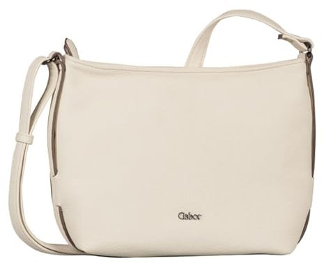 Gabor bags Malu Damen Hobo Bag Schultertasche Mittelgroß Weiß