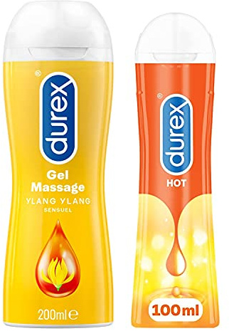 DUREX Ylang Gleitgel 200 ml – Gleitgel heiß, stimulierend, 100 ml