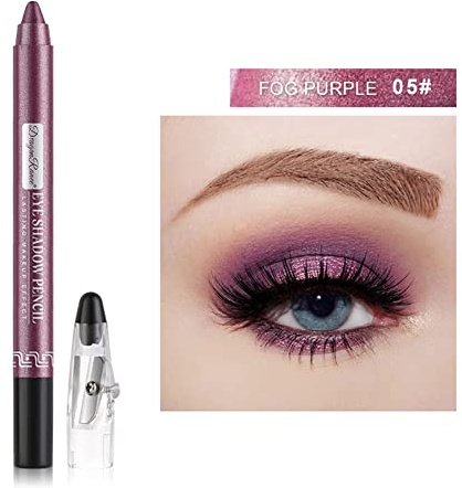 Crayon Fard À Paupières Shimmer, Longue Durée Anti-taches et Imperméable Eyeshadow Liquid Hautement Pigmenté Crayon de Fard à Paupières Crémeux Mat et Chatoyant