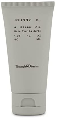Triumph & Disaster Johnny B Beard Oil 40 ml, pflegendes Bartöl mit Argan-, Mandel- und Traubenkernöl, mit Duft Moos und Bergamotte