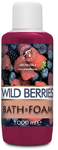 Espuma Baño Frutos del Bosque 1000ml - Buen Sueño - Belleza - Cuidado del Cuerpo - Bienestar - Relajación - Aromaterapia - Spa - Baños de Burbujas - Bath foam Wild berries