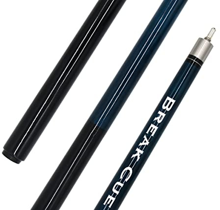 BILMAG Billard Break Jump Queue - 3-teilig, Schnellverschluss, Navy Blau, 143cm