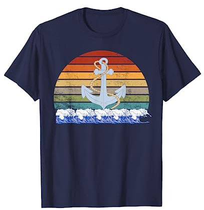 Meer Kapitän Segelboot Lustig Schlauchboot Segeln Sonnenuntergang Frauen T-Shirt