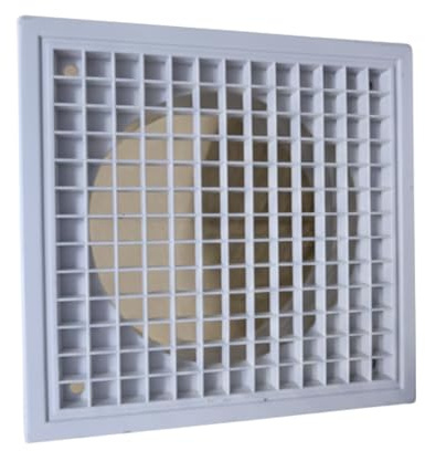 SHMOX Egg Crate Grille Vent | Extractor Vent Cover (White)