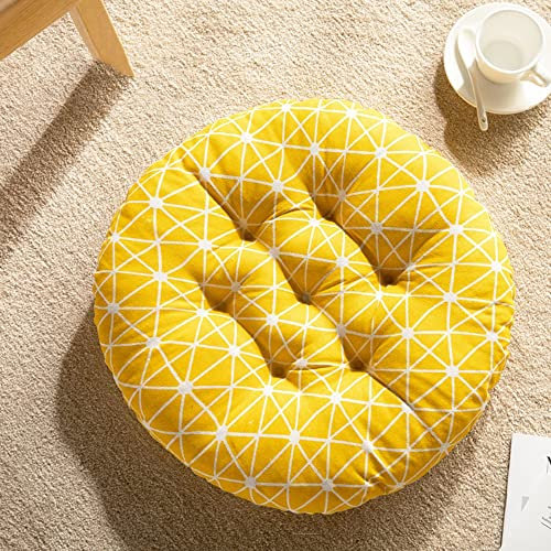 Dickes Stuhlkissen, 40 x 40 cm/50 x 50 cm, quadratisch/rund, Stuhlkissen, Outdoor-Lounge-Kissen, Bodenstuhlkissen, Esszimmerstuhl-Pad-Kissen für Garten, Bürostühle (Farbe: #20, Größe