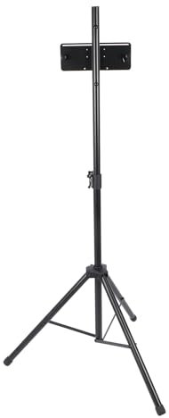 VBESTLIFE Höhenverstellbarer Dartscheibenständer aus Edelstahl mit Stativfuß, Tragbarer Dart-Wurfständer für den Innen- und Außenbereich für Spieler