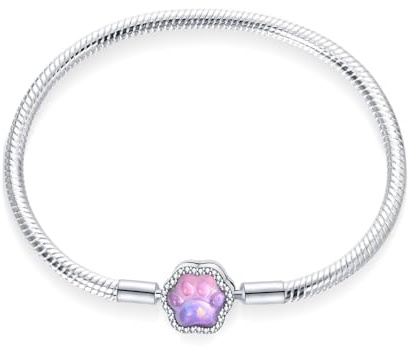 HappyStar Armkette Damen Silber 925 Charms Bracelets armband damen Kmpatibel Mit Beads Charms anhänger