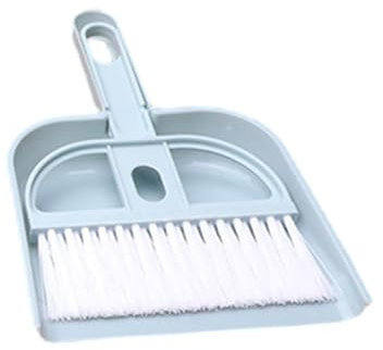 Generico Set Scopa e Paletta, Set Piccola Paletta e Spazzola | Scopa a Mano e Paletta,Set Scopa Manuale e Paletta per Piano di Lavoro, Tastiera, Tavolo