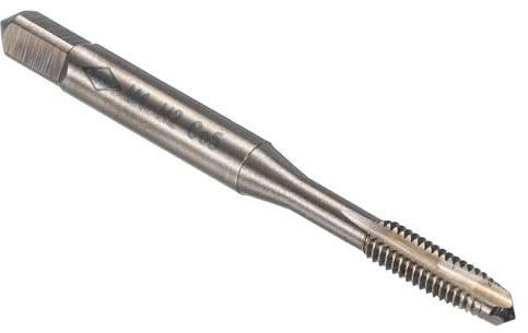 QUARKZMAN Maschine Gewindebohrer Spitze M4 x 0,7 Metrisch Spitzengewindeschneider M35 HSS-CO Universelle und Hochwertige Gewindebohrer Gelbgebrannte Oberfläche - 1 Stück