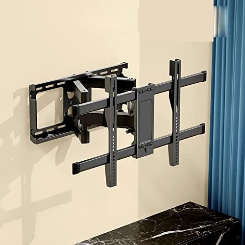 SGKOMN Supporto per TV - Supporto per Montaggio a Parete con Doppia Rotazione, inclinazione e articolazione a 6 Bracci, per la Maggior Parte dei televisori LED/4K Piatti da 43-8