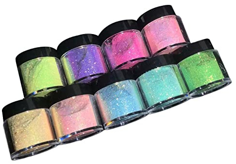 Poudre de mica pigmentée en résine nacrée pour fabrication de savon - Convient pour la fabrication de pigments adhésifs, le maquillage et la teinture sur ongles