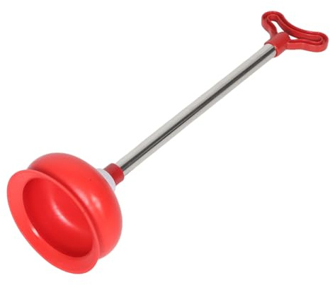 Hemobllo Sturalavandino con Manico Portatile per Disostruzione Rapida Pulitore per WC in Plastica Robusta per Uso Domestico e Pubblico