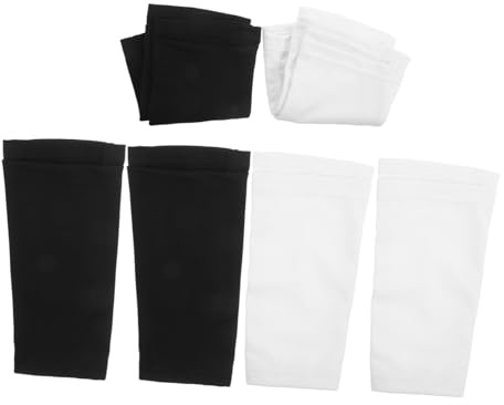 BESPORTBLE 4pares Fundas para Calcetines De Fútbol Espinilleras Juveniles Protección para Espinillas De Fútbol para Jóvenes Adolescentes y Adultos