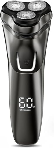 Oryzom Rasoir Électrique V1 Pro – Rasoir 4D Homme avec Tondeuse Intégrée, Rasage Visage & Corps, Etanche