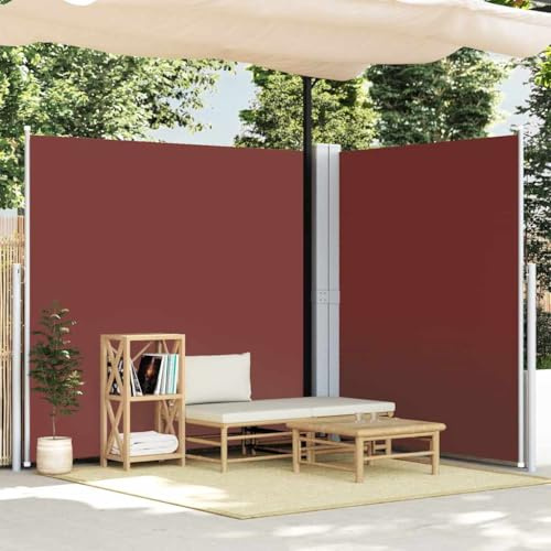 Generico Tenda da Sole Laterale Retrattile Marrone 200x600 cm,Casa e Giardino,Prato e Giardino,Vita all'aperto,Ombrelloni e parasole-318009