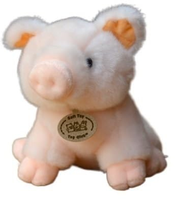 ThisToffGuys Maialino Rosa Peluche (Stile), Super Carino e Morbido, Ideale Regalo per