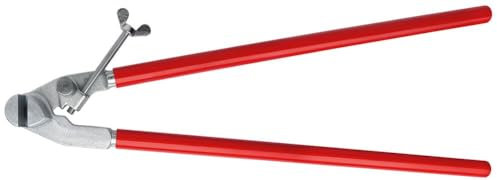 BESSEY Erdi Rinnenträger-Abbiegezange offene Form D396, Gesamtlänge 680 mm, Schlizbreite 10 mm für Rinneisen bis 40 x 6 mm, Gewicht 3,10 Kg