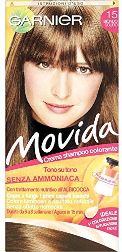 Garnier Movida Crema Shampoo Colorante, 15 Biondo Scuro
