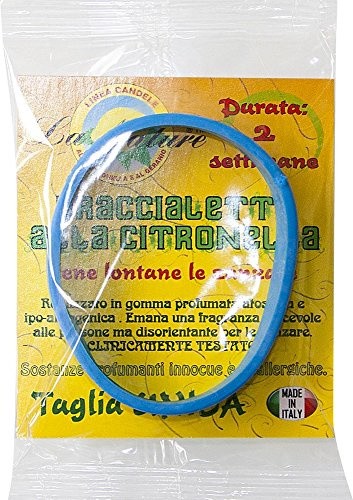 La Briantina Pulsera de citronela, Termoplástico, Multicolor, Unica