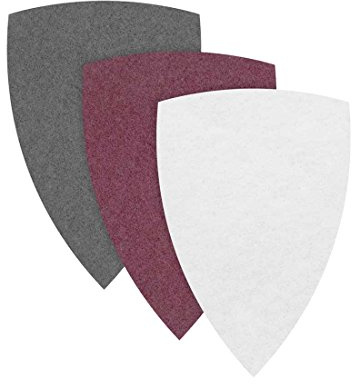 RETOL Schleifvliese, 150 x 100 mm (10 Stk.), mittel (ca. K 120) | f. Deltaschleifer, Faservlies